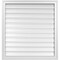 Ekena Millwork Vertical Surface Mount PVC Gable Vent: Functional, w/ 2"W x 1-1/2"P Brickmould Frame, 32"W x 34"H GVPVE32X3402SF - alternate 1